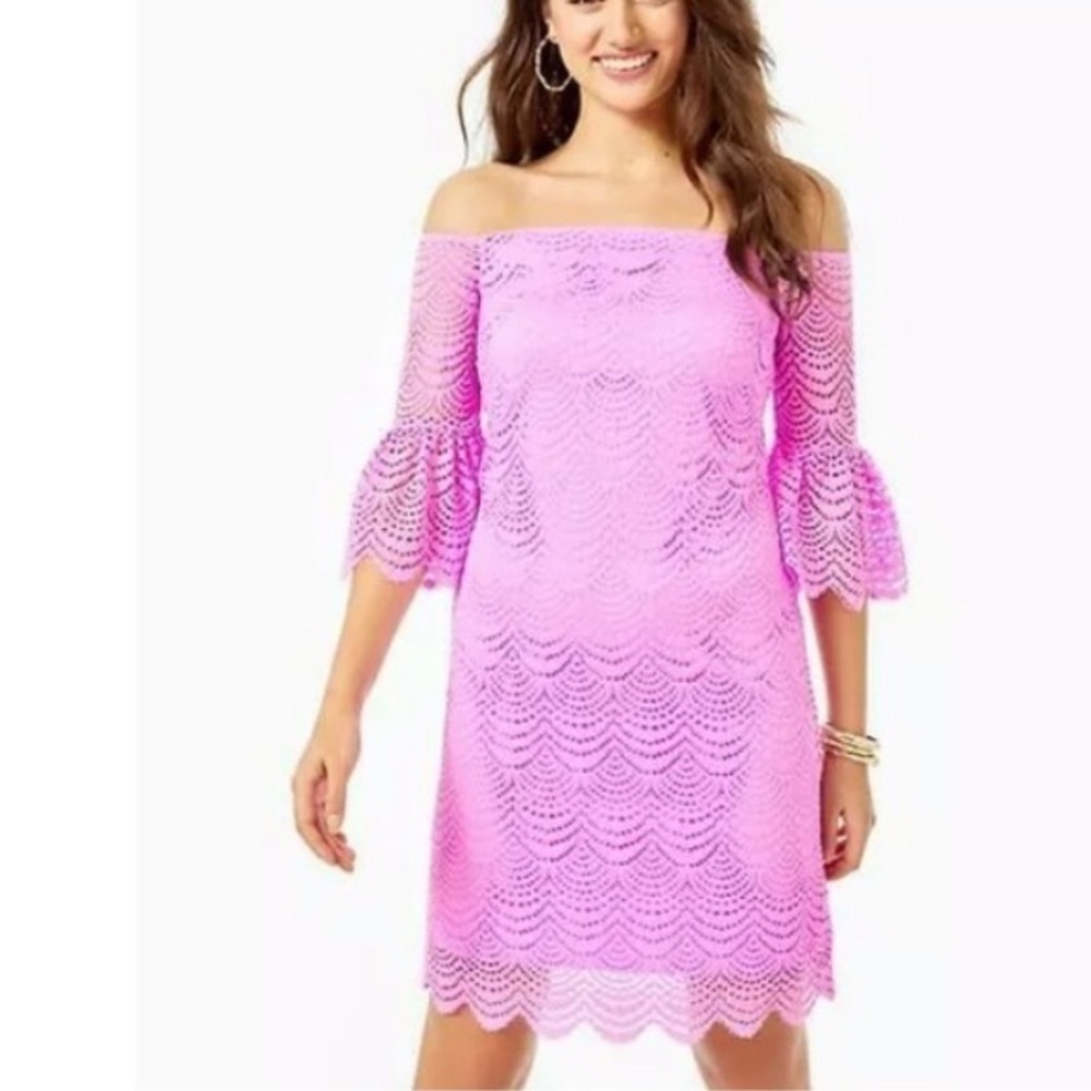 LILLY PULITZER Lilac Rose Lexa Dress Size XS
